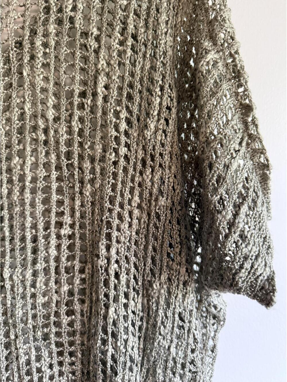 POL NWOT Open Weave Top - M-XL - Olive Green - Picture 5 of 5